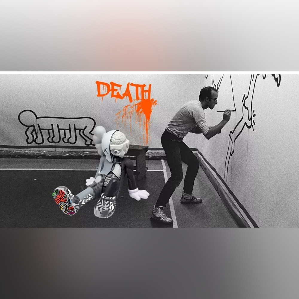 Death NYC signed print w/seal and authentication